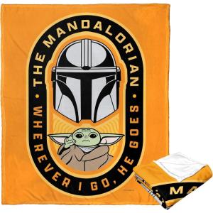 imageNorthwest Star Wars Silk Touch Throw Blanket 50quot x 60quot Art DecoWhere He Goes I Go