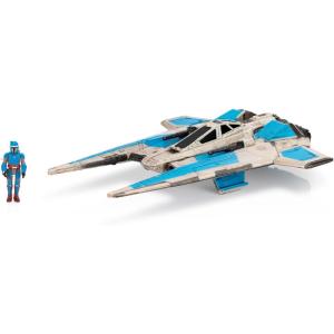 imageSTAR WARS Micro Galaxy Squadron Phantom Shuttle  5Inch Vehicle with Folding Wings and Removable Hatch Plus Two 1Inch Micro Figure AccessoriesFang Fighter