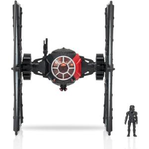 imageSTAR WARS Micro Galaxy Squadron Phantom Shuttle  5Inch Vehicle with Folding Wings and Removable Hatch Plus Two 1Inch Micro Figure AccessoriesModern
