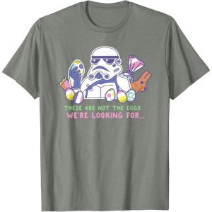 imageStar Wars These Are Not the Eggs Were Looking For Easter TShirtOlive Heather