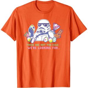 imageStar Wars These Are Not the Eggs Were Looking For Easter TShirtOrange