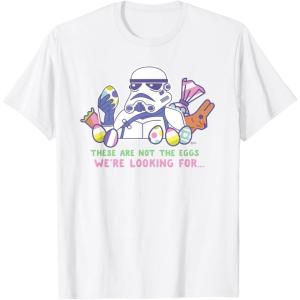imageStar Wars These Are Not the Eggs Were Looking For Easter TShirtWhite