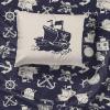 imageJay Franco Star Wars Comic Book Full Size Sheet Set  Super Soft 4 Piece Bedding Set  Kids Microfiber Sheets Includes Reversible Pillow CoversBlue  One Piece