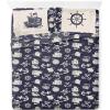 imageJay Franco Star Wars Comic Book Full Size Sheet Set  Super Soft 4 Piece Bedding Set  Kids Microfiber Sheets Includes Reversible Pillow CoversBlue  One Piece