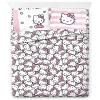imageJay Franco Star Wars Comic Book Full Size Sheet Set  Super Soft 4 Piece Bedding Set  Kids Microfiber Sheets Includes Reversible Pillow CoversMulti  Hello Kitty