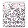 imageJay Franco Star Wars Comic Book Full Size Sheet Set  Super Soft 4 Piece Bedding Set  Kids Microfiber Sheets Includes Reversible Pillow CoversMulti  Hello Kitty