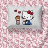 imageJay Franco Star Wars Comic Book Full Size Sheet Set  Super Soft 4 Piece Bedding Set  Kids Microfiber Sheets Includes Reversible Pillow CoversRed  Hello Kitty