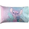 imageJay Franco Star Wars Comic Book Full Size Sheet Set  Super Soft 4 Piece Bedding Set  Kids Microfiber Sheets Includes Reversible Pillow CoversWhite  Lilo  Stitch 01