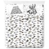 imageJay Franco Star Wars Comic Book Full Size Sheet Set  Super Soft 4 Piece Bedding Set  Kids Microfiber Sheets Includes Reversible Pillow CoversWhite  Star Wars 01