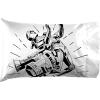 imageJay Franco Star Wars Comic Book Full Size Sheet Set  Super Soft 4 Piece Bedding Set  Kids Microfiber Sheets Includes Reversible Pillow CoversWhite  Star Wars 01