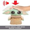 imageMattel Star Wars Jumping Grogu Plush Toy with Jump Action ampamp Sounds Soft Doll Inspired by Star Wars Mandalorian Book of Boba Fett