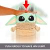 imageMattel Star Wars Jumping Grogu Plush Toy with Jump Action ampamp Sounds Soft Doll Inspired by Star Wars Mandalorian Book of Boba Fett