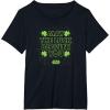 imageStar Wars  May The Luck Be With You St Patricks Day TShirtBlack