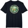 imageStar Wars St Patricks Day Grogu The Lucky Force TShirtBlack