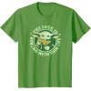 imageStar Wars St Patricks Day Grogu The Lucky Force TShirtGrass Green