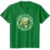 imageStar Wars St Patricks Day Grogu The Lucky Force TShirtKelly Green