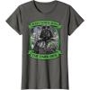 imageStar Wars St Patricks Day Irish Youd Join The Dark Side TShirtAsphalt Grey