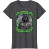 imageStar Wars St Patricks Day Irish Youd Join The Dark Side TShirtDark Heather Grey