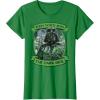 imageStar Wars St Patricks Day Irish Youd Join The Dark Side TShirtKelly Green