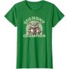 imageStar Wars The Mandalorian Grogu Easter Egg Hunt Champion TShirtKelly Green