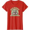 imageStar Wars The Mandalorian Grogu Easter Egg Hunt Champion TShirtRed