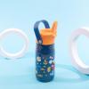 imageZak Designs Harmony Star Wars The Mandalorian Kid Water Bottle for Travel or At Home 14oz Recycled Stainless Steel is LeakProof When Closed and Vacuum Insulated Baby Yoda GroguMickey Mouse
