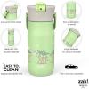 imageZak Designs Harmony Star Wars The Mandalorian Kid Water Bottle for Travel or At Home 14oz Recycled Stainless Steel is LeakProof When Closed and Vacuum Insulated Baby Yoda GroguBaby Yoda Grogu