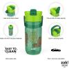 imageZak Designs Harmony Star Wars The Mandalorian Kid Water Bottle for Travel or At Home 14oz Recycled Stainless Steel is LeakProof When Closed and Vacuum Insulated Baby Yoda GroguMarvel Groot