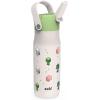 imageZak Designs Harmony Star Wars The Mandalorian Kid Water Bottle for Travel or At Home 14oz Recycled Stainless Steel is LeakProof When Closed and Vacuum Insulated Baby Yoda GroguMinecraft