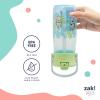 imageZak Designs Harmony Star Wars The Mandalorian Kid Water Bottle for Travel or At Home 14oz Recycled Stainless Steel is LeakProof When Closed and Vacuum Insulated Baby Yoda GroguBluey