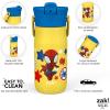 imageZak Designs Harmony Star Wars The Mandalorian Kid Water Bottle for Travel or At Home 14oz Recycled Stainless Steel is LeakProof When Closed and Vacuum Insulated Baby Yoda GroguSpiderman