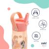 imageZak Designs Harmony Star Wars The Mandalorian Kid Water Bottle for Travel or At Home 14oz Recycled Stainless Steel is LeakProof When Closed and Vacuum Insulated Baby Yoda GroguDisney Princess