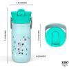 imageZak Designs Harmony Star Wars The Mandalorian Kid Water Bottle for Travel or At Home 14oz Recycled Stainless Steel is LeakProof When Closed and Vacuum Insulated Baby Yoda GroguGabbys Dollhouse