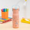 imageZak Designs Harmony Star Wars The Mandalorian Kid Water Bottle for Travel or At Home 14oz Recycled Stainless Steel is LeakProof When Closed and Vacuum Insulated Baby Yoda GroguDisneys Stitch