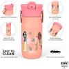 imageZak Designs Harmony Star Wars The Mandalorian Kid Water Bottle for Travel or At Home 14oz Recycled Stainless Steel is LeakProof When Closed and Vacuum Insulated Baby Yoda GroguDisney Princess Ariel  Mulan  Moana  Cinderella