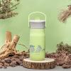 imageZak Designs Harmony Star Wars The Mandalorian Kid Water Bottle for Travel or At Home 14oz Recycled Stainless Steel is LeakProof When Closed and Vacuum Insulated Baby Yoda GroguBaby Yoda Grogu
