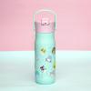 imageZak Designs Harmony Star Wars The Mandalorian Kid Water Bottle for Travel or At Home 14oz Recycled Stainless Steel is LeakProof When Closed and Vacuum Insulated Baby Yoda GroguSquishmallows