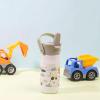 imageZak Designs Harmony Star Wars The Mandalorian Kid Water Bottle for Travel or At Home 14oz Recycled Stainless Steel is LeakProof When Closed and Vacuum Insulated Baby Yoda GroguCar