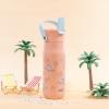imageZak Designs Harmony Star Wars The Mandalorian Kid Water Bottle for Travel or At Home 14oz Recycled Stainless Steel is LeakProof When Closed and Vacuum Insulated Baby Yoda GroguDisneys Stitch