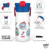 imageZak Designs Harmony Star Wars The Mandalorian Kid Water Bottle for Travel or At Home 14oz Recycled Stainless Steel is LeakProof When Closed and Vacuum Insulated Baby Yoda GroguPAW Patrol