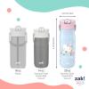 imageZak Designs Harmony Star Wars The Mandalorian Kid Water Bottle for Travel or At Home 14oz Recycled Stainless Steel is LeakProof When Closed and Vacuum Insulated Baby Yoda GroguHello Kitty