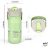 imageZak Designs Harmony Star Wars The Mandalorian Kid Water Bottle for Travel or At Home 14oz Recycled Stainless Steel is LeakProof When Closed and Vacuum Insulated Baby Yoda GroguBaby Yoda Grogu