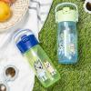 imageZak Designs Harmony Star Wars The Mandalorian Kid Water Bottle for Travel or At Home 14oz Recycled Stainless Steel is LeakProof When Closed and Vacuum Insulated Baby Yoda GroguBluey