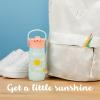imageZak Designs Harmony Star Wars The Mandalorian Kid Water Bottle for Travel or At Home 14oz Recycled Stainless Steel is LeakProof When Closed and Vacuum Insulated Baby Yoda GroguHappy Day