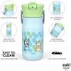 imageZak Designs Harmony Star Wars The Mandalorian Kid Water Bottle for Travel or At Home 14oz Recycled Stainless Steel is LeakProof When Closed and Vacuum Insulated Baby Yoda GroguBluey Bluey  Bingo  Muffin