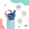 imageZak Designs Harmony Star Wars The Mandalorian Kid Water Bottle for Travel or At Home 14oz Recycled Stainless Steel is LeakProof When Closed and Vacuum Insulated Baby Yoda GroguDisney Princess Ariel  Aurora  Belle  Cinderella  Jasmine  Moana  Rapunzel  Tiana