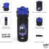 imageZak Designs Harmony Star Wars The Mandalorian Kid Water Bottle for Travel or At Home 14oz Recycled Stainless Steel is LeakProof When Closed and Vacuum Insulated Baby Yoda GroguWednesday Addams
