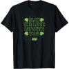 imageStar Wars  May The Luck Be With You St Patricks Day TShirtBlack