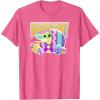 imageStar Wars The Mandalorian Grogu Easter Eggscellent TShirtPink Heather