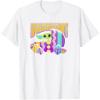 imageStar Wars The Mandalorian Grogu Easter Eggscellent TShirtWhite